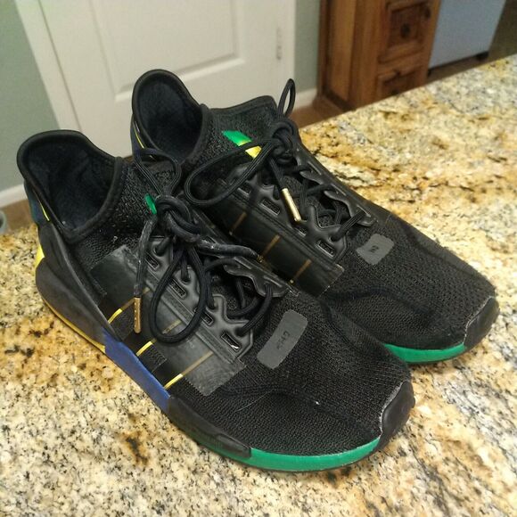 Adidas NMD R1 V2 Rio De Janeiro Brazil Black FY1255 Men's Size US 10.5 Running - Picture 6 of 12